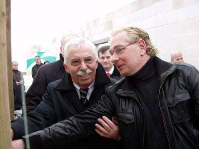 Oberbürgermeister Norbert Haug und Geschäftsführer Alfred Marx
